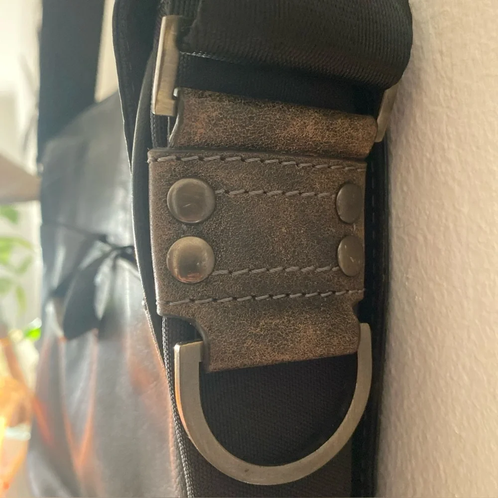 Boconi black leather